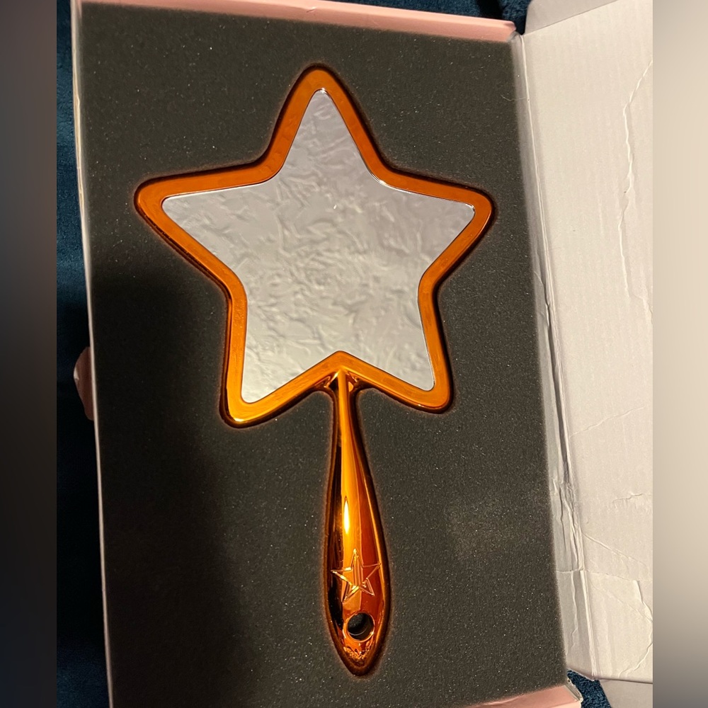 NEW* Jeffree Star Orange Chrome Hand Mirror